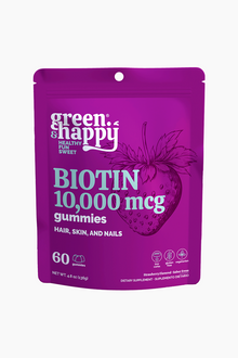 Green & Happy Biotin 10,000 mcg Gummies