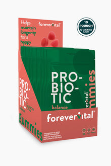 Forevervital Probiotic Gummies Dispenser x10