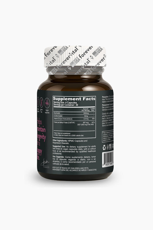 Forevervital Myo & D-Chiro Inositol with Vitamin D and Folic Acid