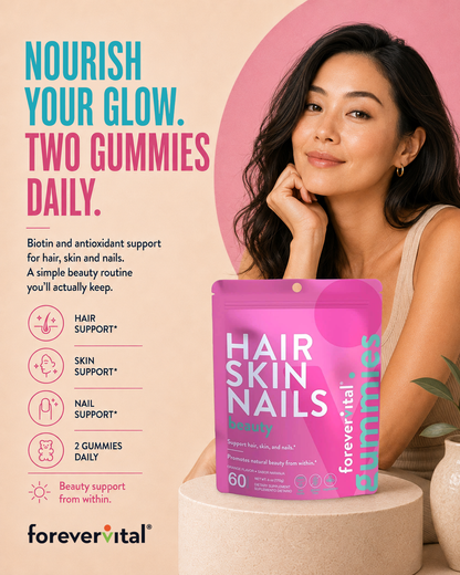 Forevervital Hair, Skin & Nails Gummies