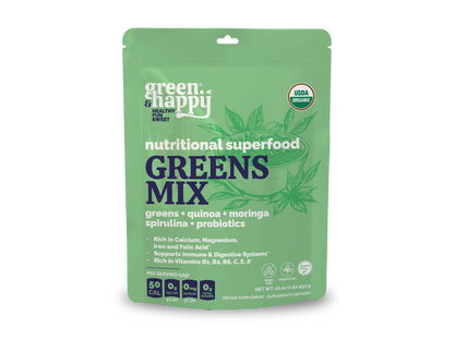 Mezcla de verdes y verdes felices 