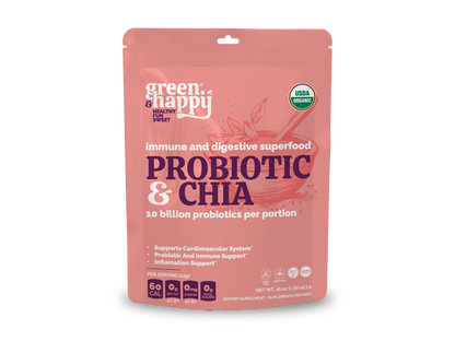 Probiótico y chía Green &amp; Happy 