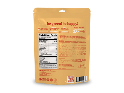 Cúrcuma y jengibre tropical verde y feliz 