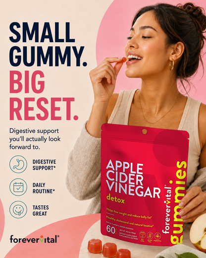 Forevervital Apple Cider Vinegar Detox Gummies